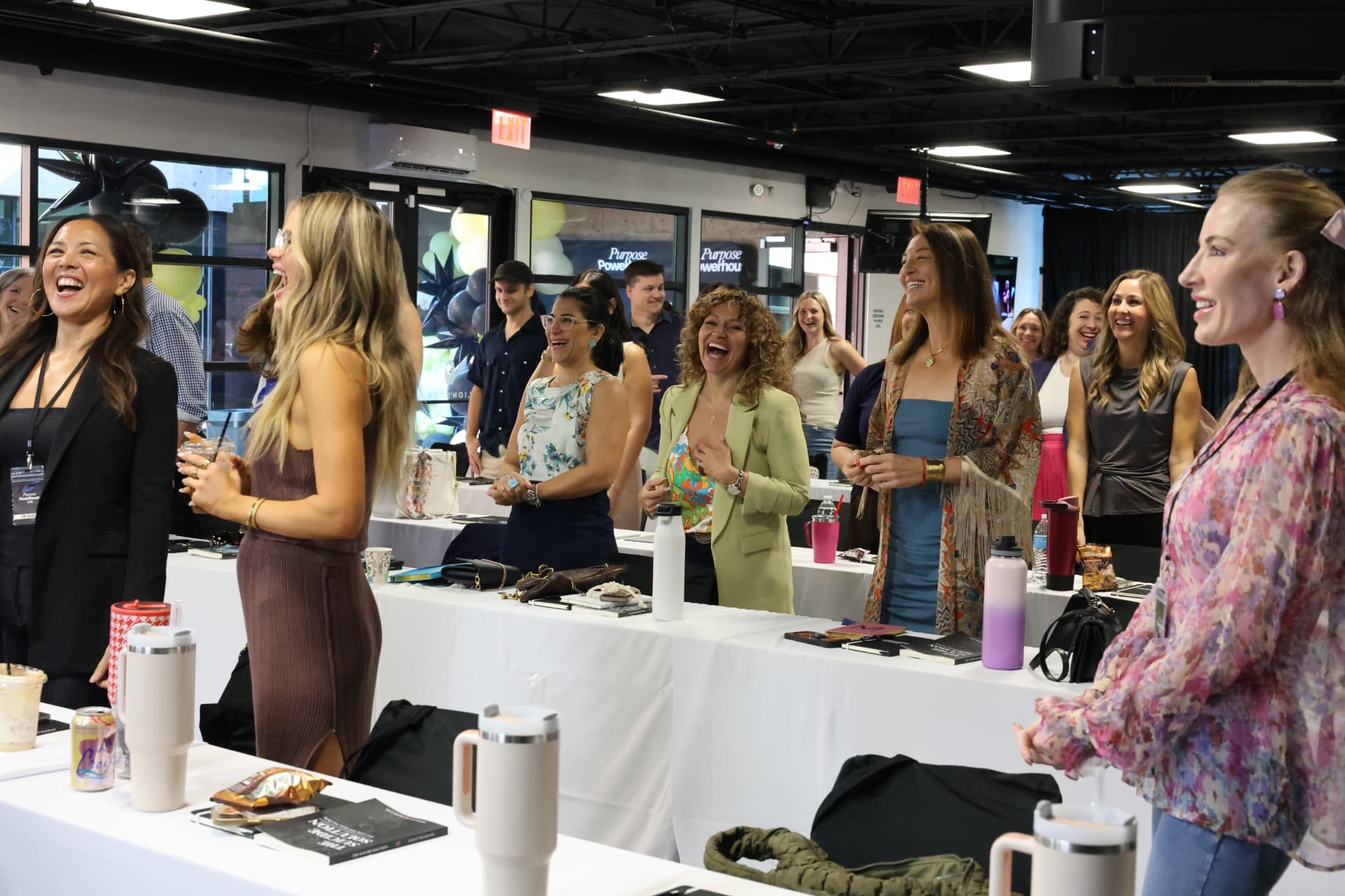 Attendees connecting at Purpose Powerhouse Live